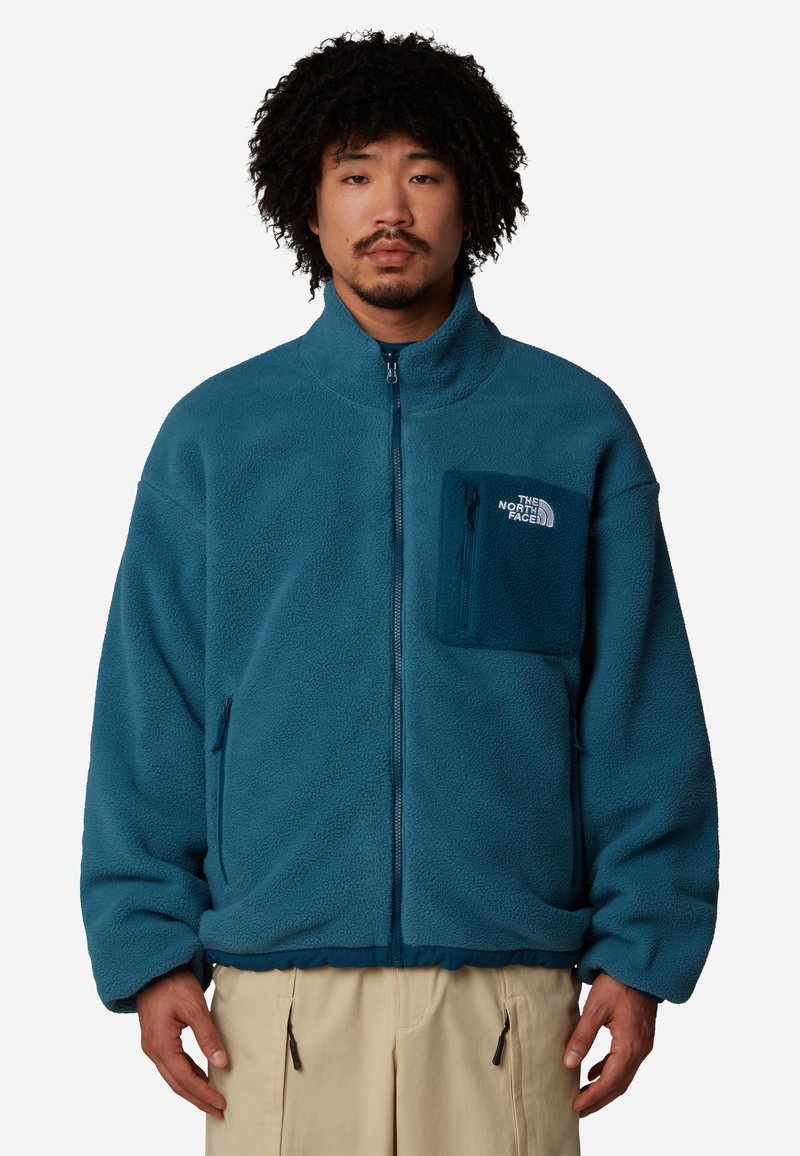 The North Face M YUMIORI REVERSIBLE JACKET - Giacca in pile - midnight petrol mallard