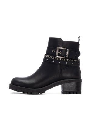 Botines con plataforma - black