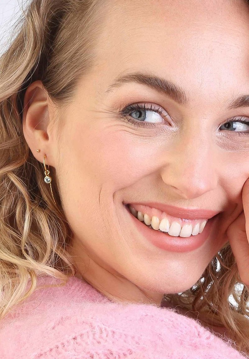 Lucardi GEBOORTESTEEN - Oorbellen - may green