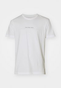MINIMAL LOGO TEE - Lihtne T-särk - bright white