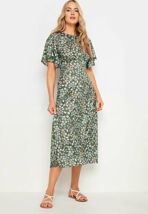 Long Tall Sally FLORAL - Vestido informal - khaki