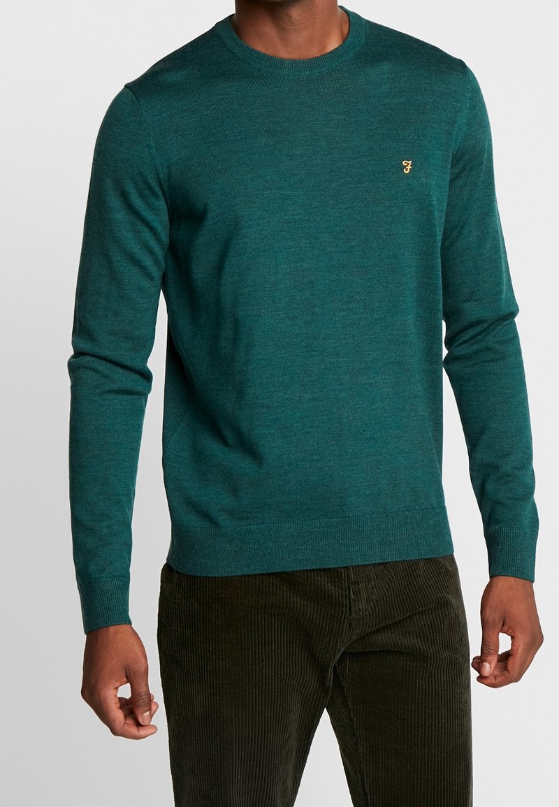 Farah Stickad tröja - green