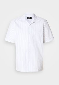 KENJI STRIPE - Shirt - white/blue/kangaroo