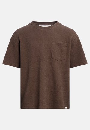 Redefined Rebel, MARK TEE BOXY FIT - T-shirt basique - turkish coffee