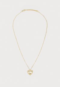 CHUNKY HEART BALL CHAIN NECKLACE - Κολιέ - gold-coloured