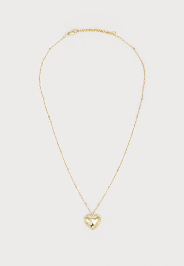 CHUNKY HEART BALL CHAIN NECKLACE - Halskette