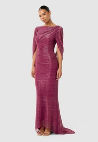 Forever New REA PLISSE DRAPE BACK GOWN - Apģērbs svinīgiem gadījumiem - berry