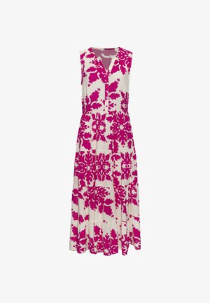 Vivance, Maxi dress - creme/berry bedruckt