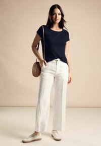 Street One MIT RAFFUNG - T-shirts basic - blau