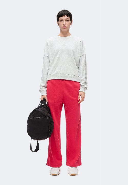 adidas ESSENTIALS 3 STRIPES - Sweatshirt - light grey heather/medium grey heather — foto 2