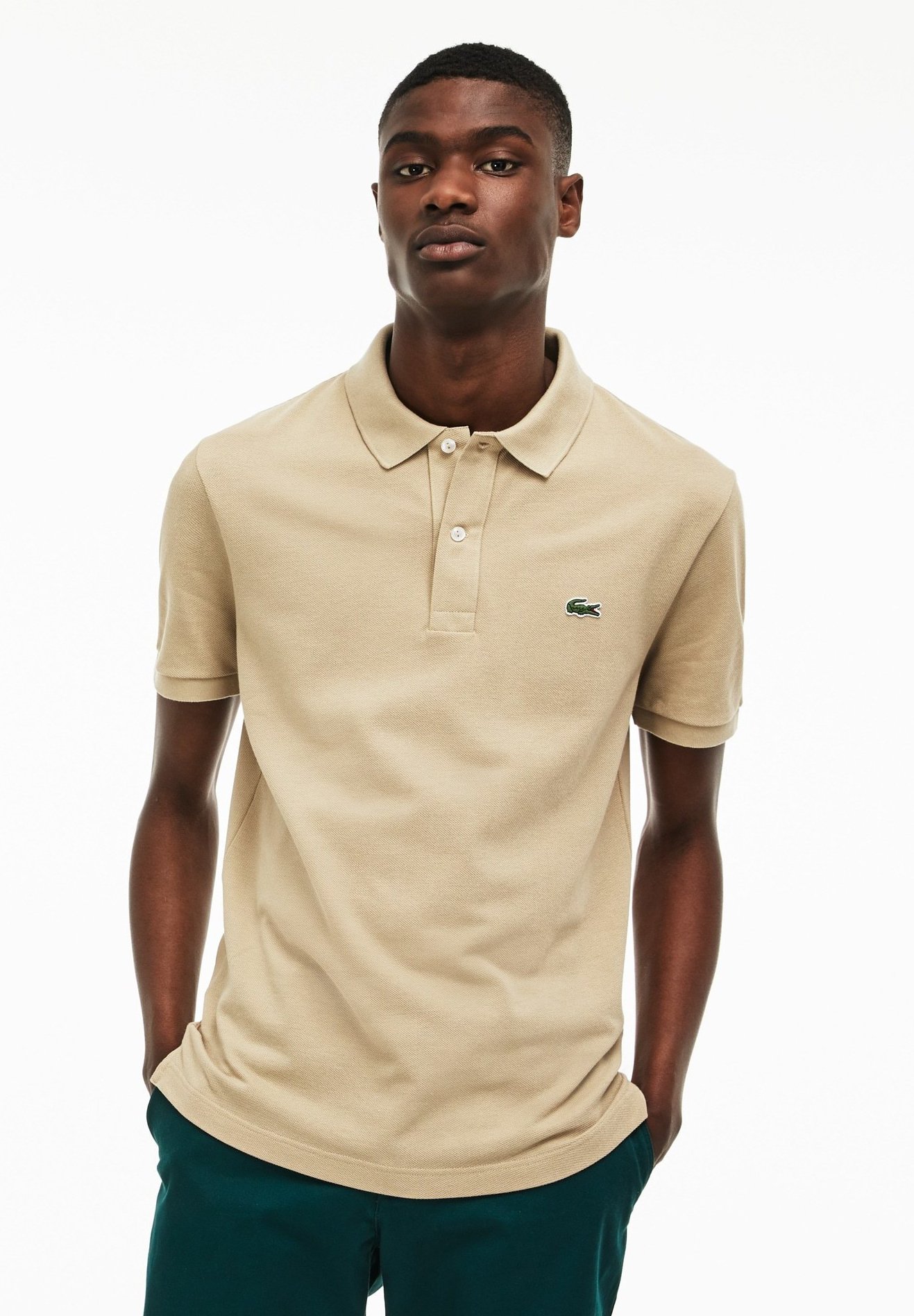 Lacoste Polo shirt - beige/mottled beige - Zalando