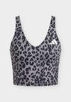 WORKOUT ESSENTIALS LEOPARD TANK - Топ - grey four/grey six/black