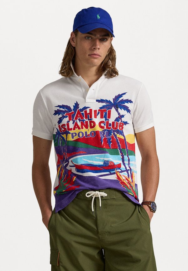 CUSTOM SLIM FIT GRAPHIC POLO SHIRT - Polo shirt - tahiti island club