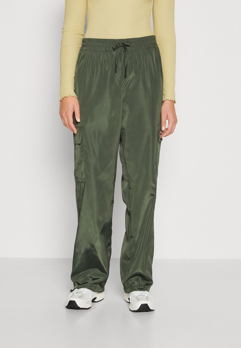 Noisy May Nmsky HW Cargo Pantaloni Donna Vita Alta - Impermeabili Con Finitura Bionic