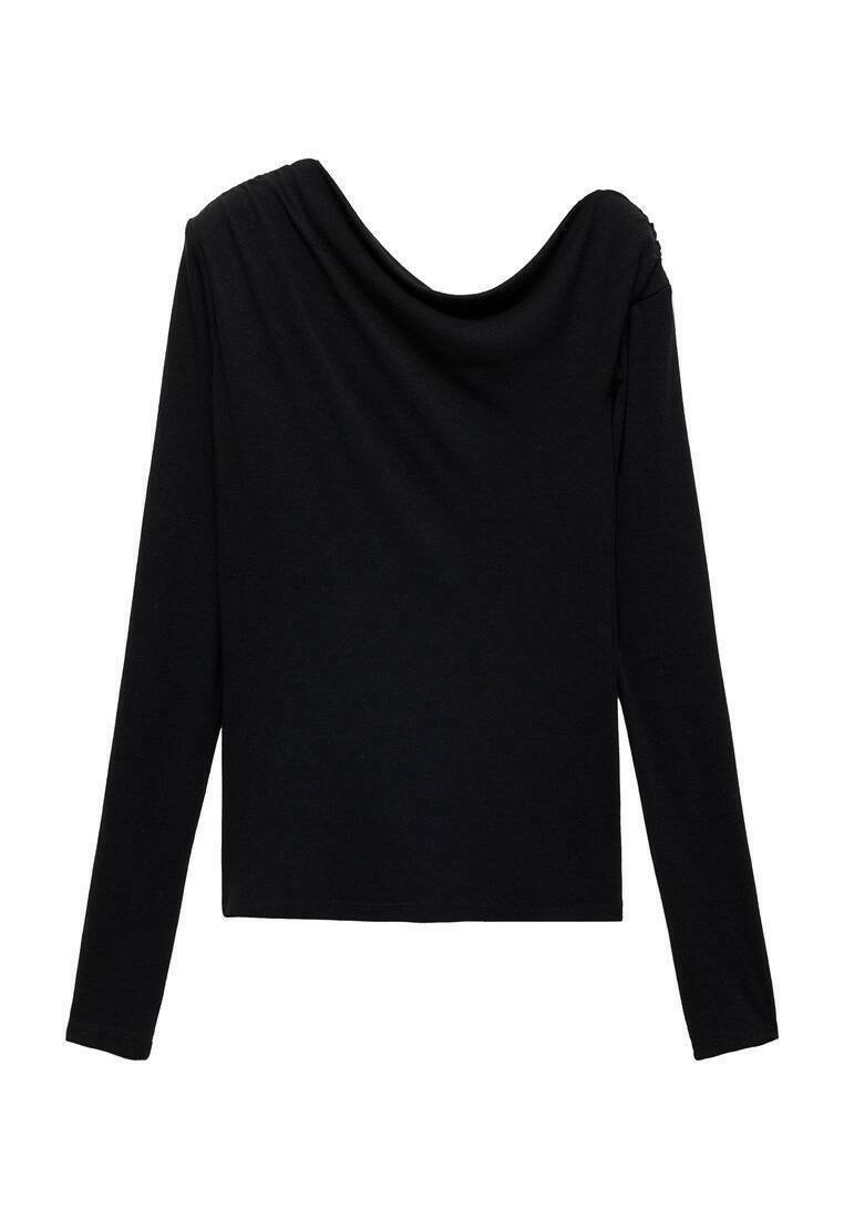 Mango Longsleeve zwart Mango Longsleeve zwart