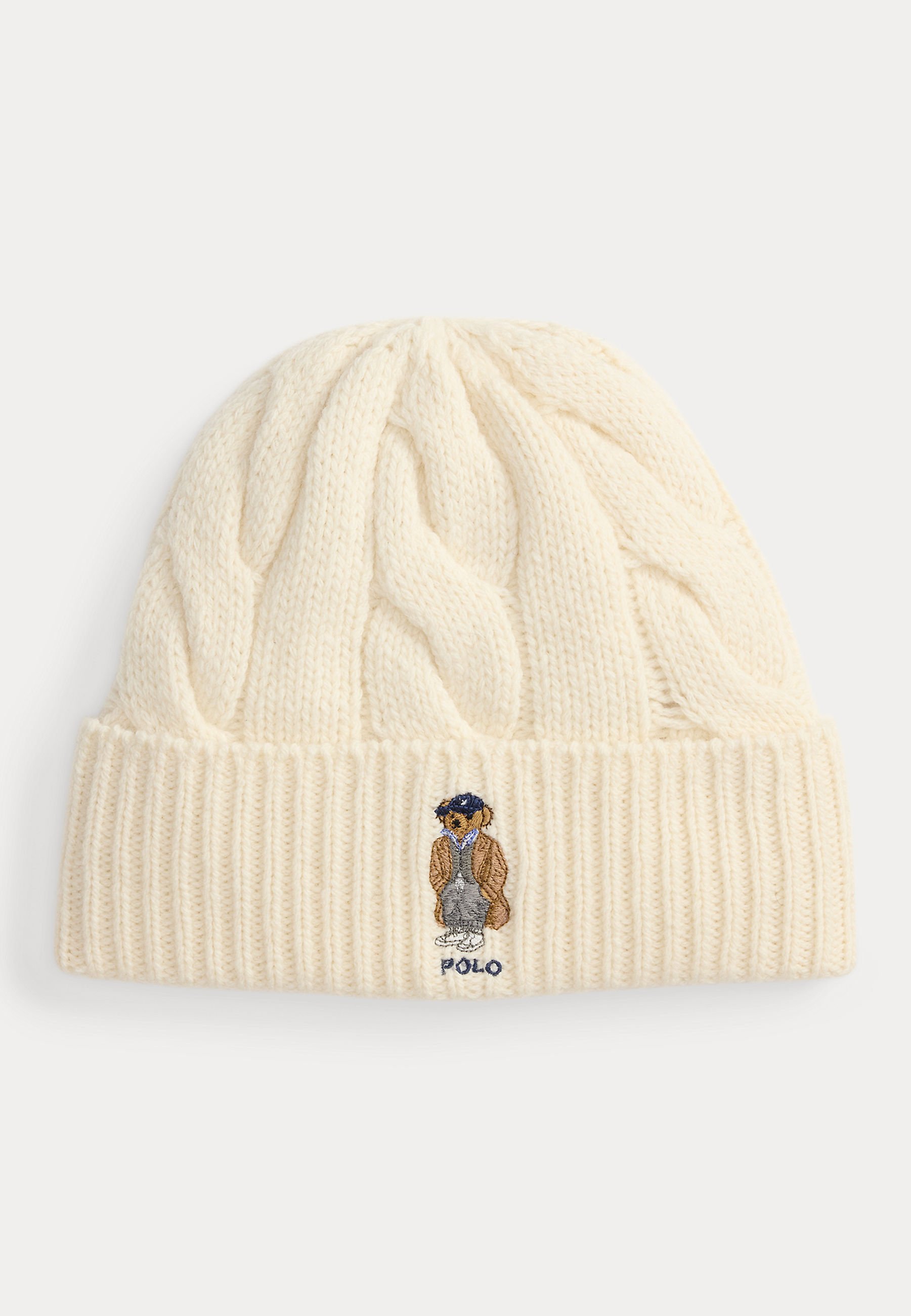 Polo by Ralph Lauren Cream Polo Bear Cap Polo Ralph Lauren Polo Bear Preppy Bear Adjustable Baseball  main image 4