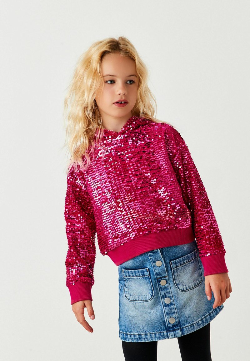 Next Hoodie - pink sequin/pink - Zalando.de