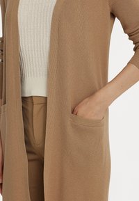 Lauren Ralph Lauren COTTON BLEND CARDIGAN - Kofta - classic camel