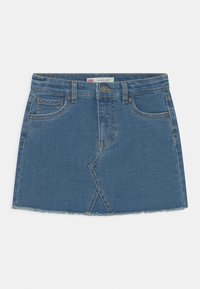 Levi's® HIGH RISE SKIRT - Denimová sukně - dark-blue denim