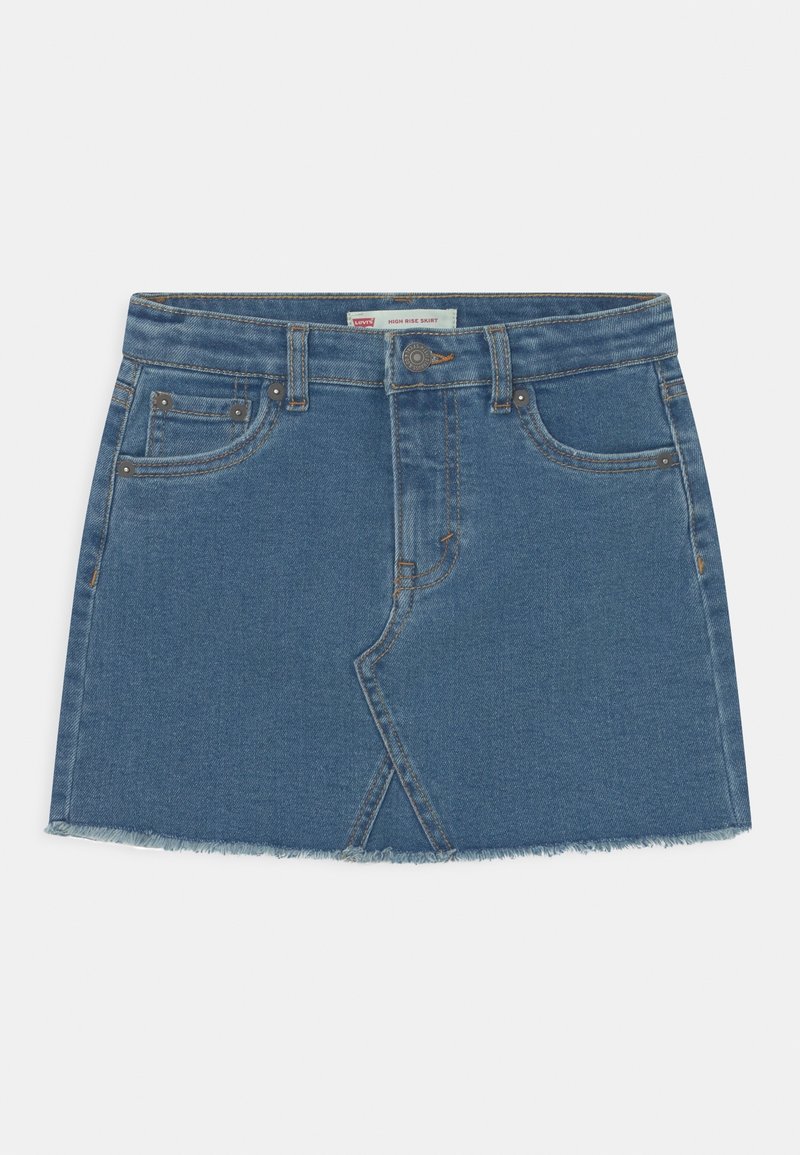 Levi's® HIGH RISE SKIRT - Denimová sukně - dark-blue denim