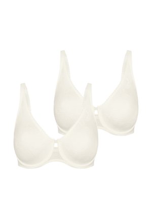 2-PACK WILD SENSATION - Bügel BH - silk white