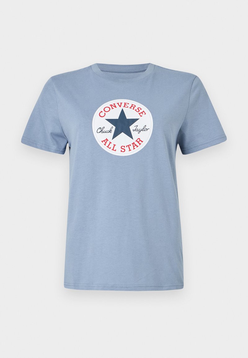 Converse T-shirt print blauw