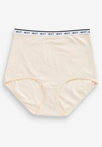 Next MONO PRINT RICH LOGO KNICKERS FOUR PACK - Tanga - navy/pink spot