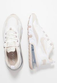 Nike Sportswear Air Max 270 React Sneaker Low Summit White Light Orewood Brown White Fossil Stone Hydrogen Blue Weiss Zalando De
