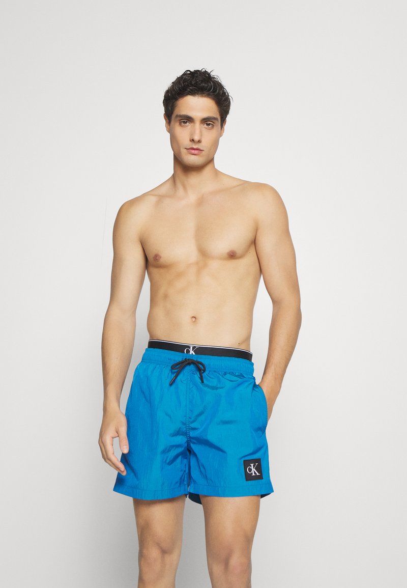 Calvin Klein Swimwear MEDIUM DOUBLE Șorturi de baie unity blue