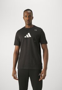 adidas Performance ALL GYM CATEGORY GRAPHIC - T-shirt med print - black