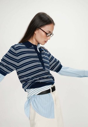 À RAYURES VERACRUZ - Polo - marine