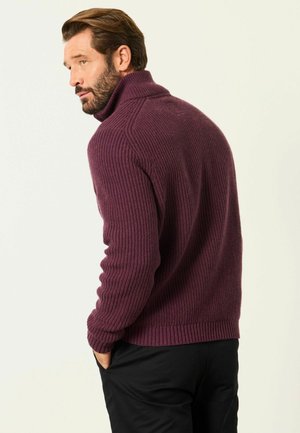 FatFace, HALF NECK KNITTED JUMPER - Striktrøje - dusky purple