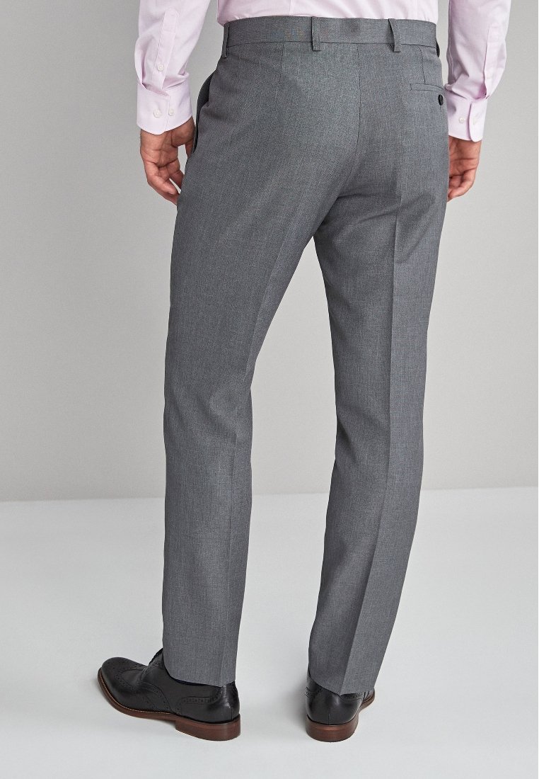 Next SLIM FIT PLAIN Pantalón de traje light grey/gris claro