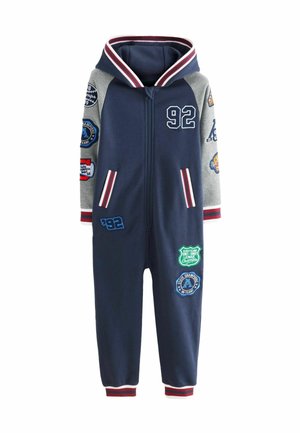 ALL-IN-ONE.  - REGULAR FIT - Pyjamas - navy blue varsity badges
