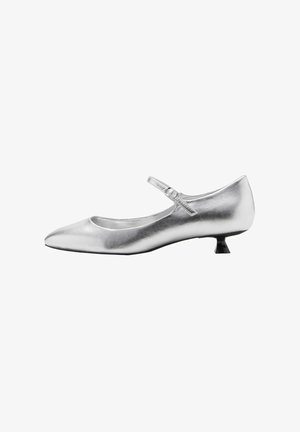 Mango, Pantofi clasici cu toc - silver-coloured