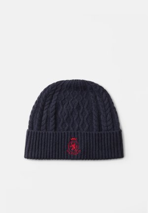 CREST BEANIE UNISEX - Muts - space blue / red