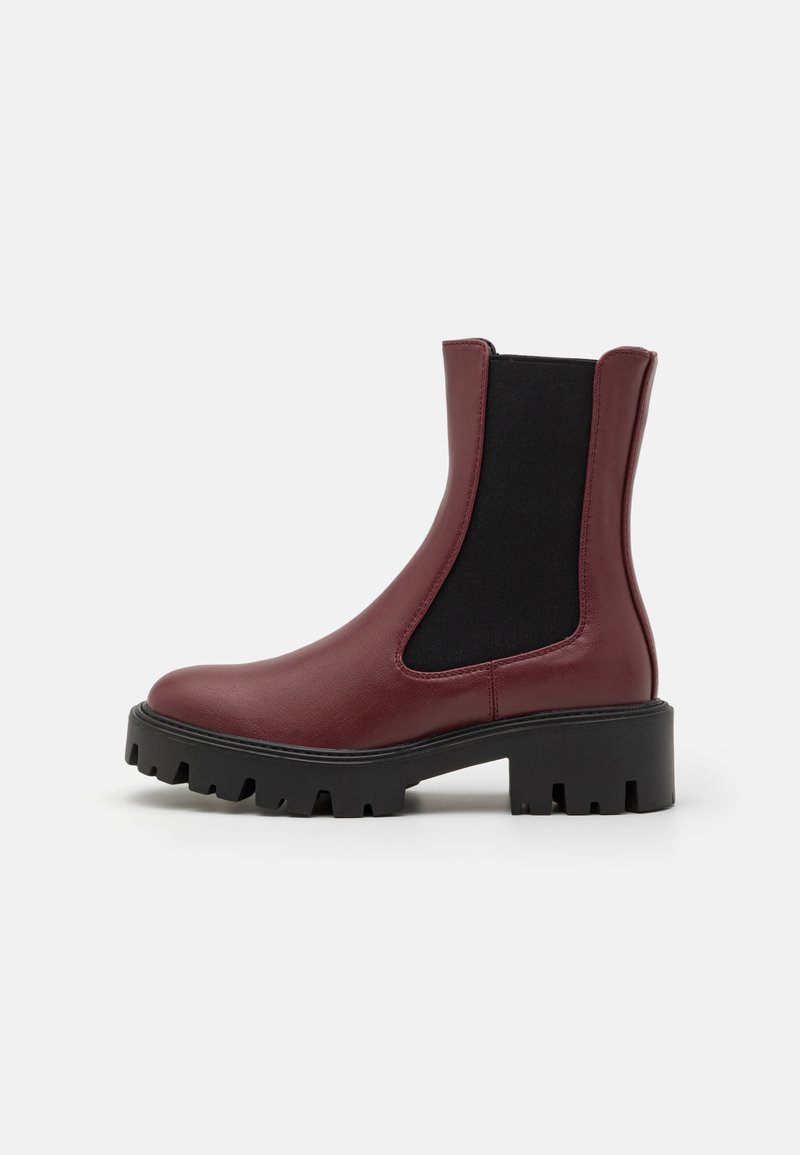 ONLY SHOES ONLBETTY BOOT - Μποτάκια πλατφόρμα - dark red