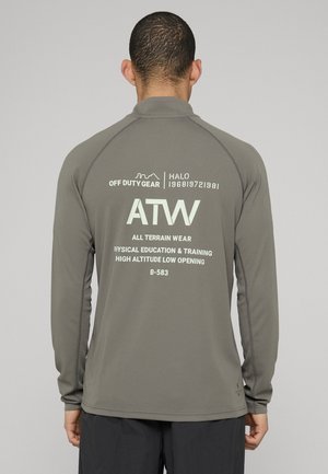 HALO, HALO HALO SORONA HALF ZIP UNISEX - Langærmet T-shirt - stone