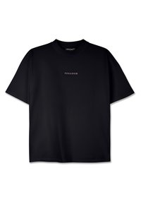 TAPO HEAVY OVERSIZED TEE - Marškinėliai su spaudiniu - washed black