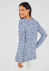 Damart Maglione - bleu fleuri