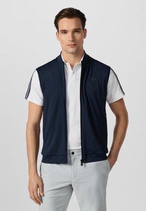 Hackett London, HACKETT LONDON SWEATSHIRT HS BOMBER GILET FZ - Chaleco - navy