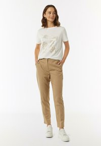 comma T-Shirt print - weiß