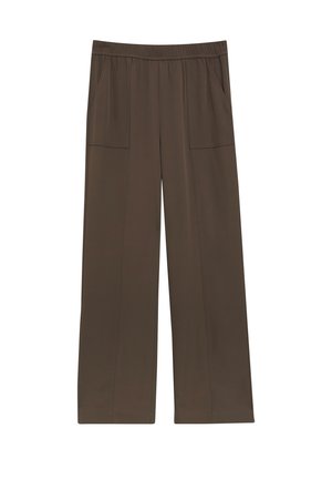 comma, HOSE - Trousers - dunkelbraun