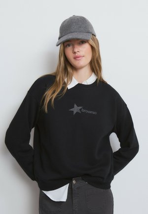 Strickpullover - black