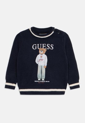 Guess, LS SWEATER - Pullover - smart blue