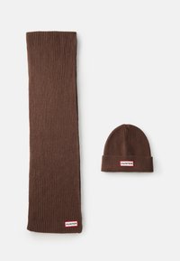 JURA UNISEX SET - Huivi - chocolate brown