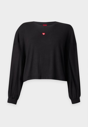 HUGO, HEART - Maglia del pigiama - black