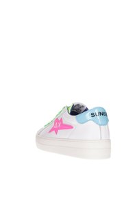 Sun68 BETTY  - Sneakers basse - bianco fuxia