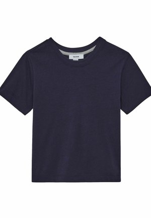 BELLE CREW NECK - Lihtne T-särk - navy