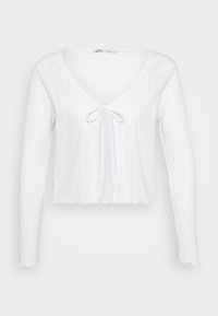 ONLCARLOTTA STRING CARDIGAN - Cardigan - white
